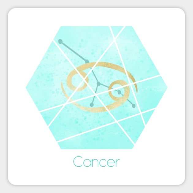 Cancer zodiac sign Magnet by Home Cyn Home 